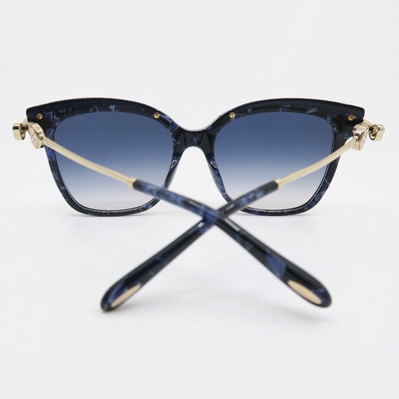 Chopard SCH262S OAL2 57mm. Blue Marble/Blue Gradient Women\'s New Sunglasses. main image 4